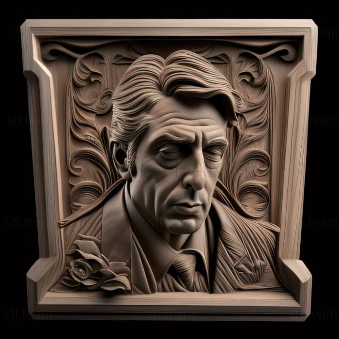 3D модель Майкл Корлеоне Хрещений батько 2 Аль Пачіно (STL)
